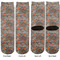 Hunting Camo Adult Crew Socks - Double Pair - Front and Back - Apvl