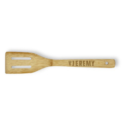 Hunting Camo Bamboo Slotted Spatula - Double Sided (Personalized)