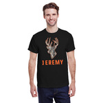 Hunting Camo T-Shirt - Black - Medium (Personalized)