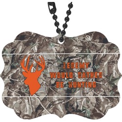 Hunting Camo Rear View Mirror Charm (Personalized)