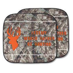 Hunting Camo Car Sun Shade - Two Piece (Personalized)