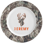 Hunting Camo Ceramic Dinner Plates (Set of 4) (Personalized)