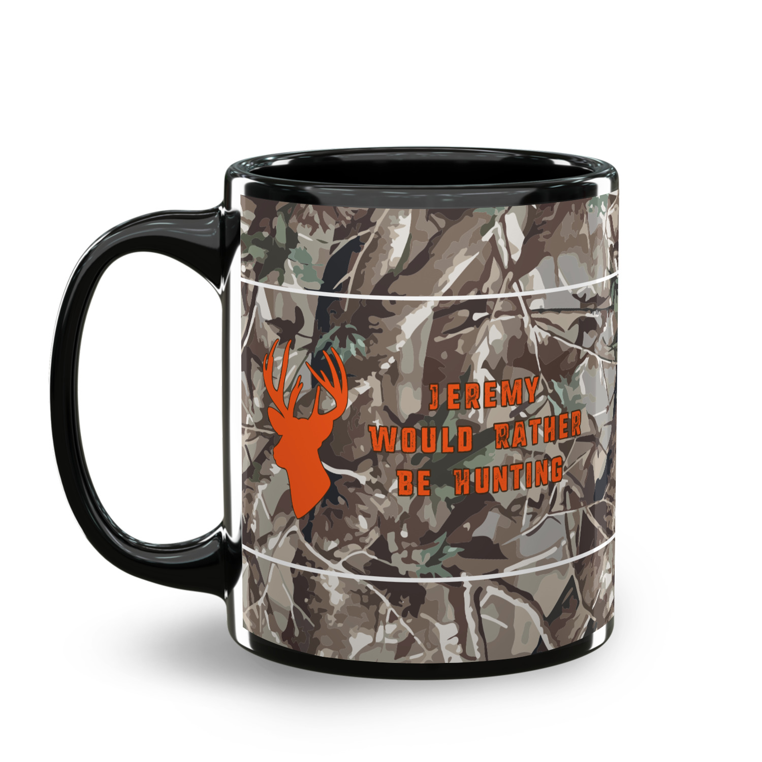 Custom Camo Coffee Mug Add Your Personalized Text to Our 11oz or