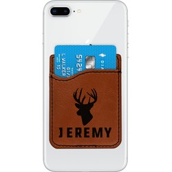 Hunting Camo Leatherette Phone Wallet (Personalized)