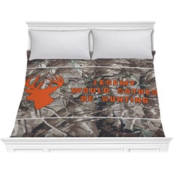 Hunting Camo Comforter - King (Personalized)