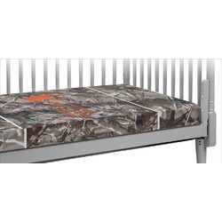 Hunting Camo Crib Fitted Sheet (Personalized)