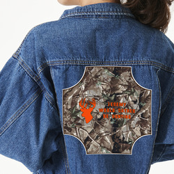 Hunting Camo Twill Iron On Patch - Custom Shape - 3XL - Set of 4 (Personalized)