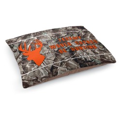 Hunting Camo Dog Bed - Medium w/ Name or Text