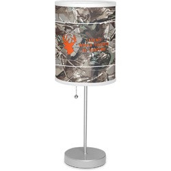 Hunting Camo 7" Drum Lamp with Shade Linen (Personalized)