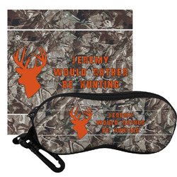 Hunting Camo Eyeglass Case & Cloth (Personalized)