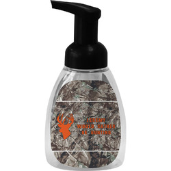 Hunting Camo Foam Soap Bottle - Black (Personalized)