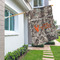 Hunting Camo House Flags - Single Sided - LIFESTYLE