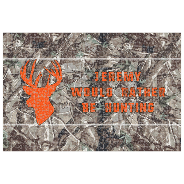 Custom Hunting Camo Jigsaw Puzzle - 1000-piece (Personalized)