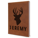 Hunting Camo Leather Sketchbook - Large - Double Sided (Personalized)