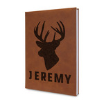 Hunting Camo Leather Sketchbook - Small - Double Sided (Personalized)