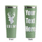 Hunting Camo Light Green RTIC Everyday Tumbler - 28 oz. - Front and Back