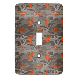Hunting Camo Light Switch Cover (Single Toggle) (Personalized)