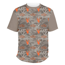 Hunting Camo Men's Crew T-Shirt - 2X Large (Personalized)