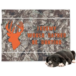 Hunting Camo Dog Blanket - Regular (Personalized)