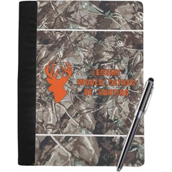 Hunting Camo Notebook Padfolio - Large w/ Name or Text
