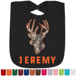 Hunting Camo Cotton Baby Bib (Personalized)