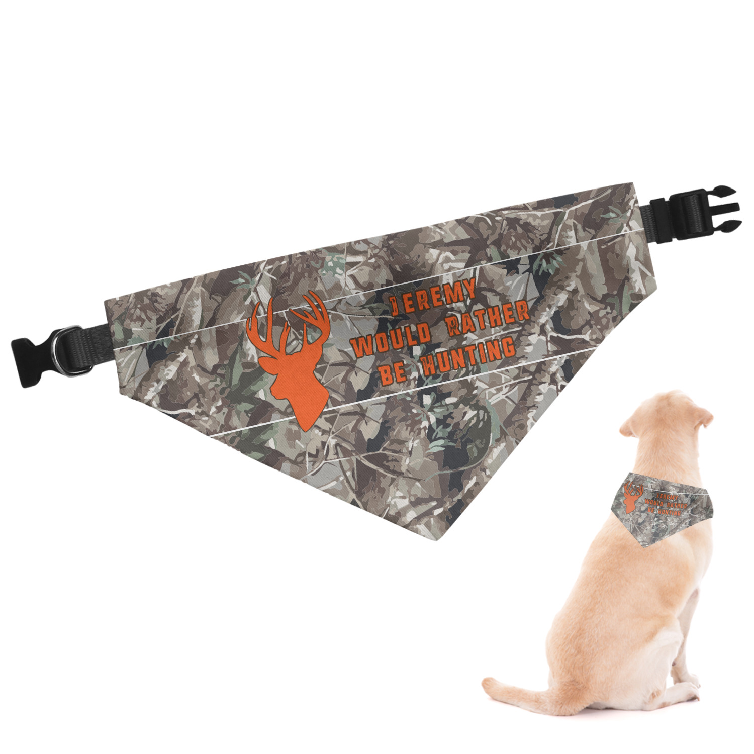 camouflage dog bandana