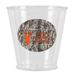 Hunting Camo Plastic Shot Glass (Personalized)