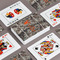 Hunting Camo Playing Cards - Front & Back View