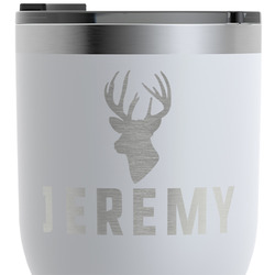 Hunting Camo RTIC Tumbler - White - Engraved Front (Personalized)