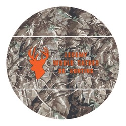 Hunting Camo Round Decal - Large (Personalized)