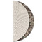 Hunting Camo Round Linen Placemats - HALF FOLDED (single sided)