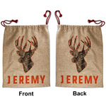 Hunting Camo Santa Sack - Front & Back (Personalized)