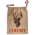 Hunting Camo Santa Sack - Front (Personalized)