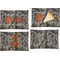 Hunting Camo Set of Rectangular Appetizer / Dessert Plates