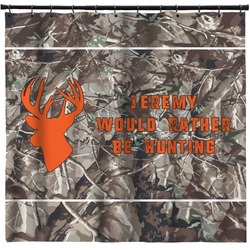 Hunting Camo Shower Curtain - 71" x 74" (Personalized)