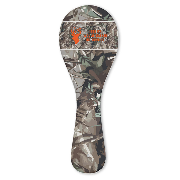 Custom Hunting Camo Ceramic Spoon Rest (Personalized)