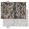 Hunting Camo Tissue Paper - Heavyweight - Small - Front & Back