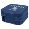 Hunting Camo Travel Jewelry Boxes - Leather - Navy Blue - View from Rear