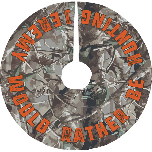 Custom Hunting Camo Tree Skirt (Personalized)