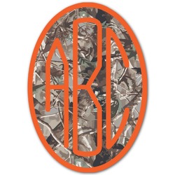 Hunting Camo Monogram Decal - Medium (Personalized)