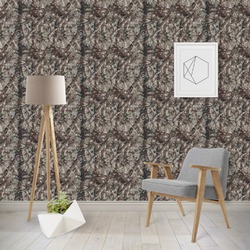 Hunting Camo Wallpaper & Surface Covering (Water Activated - Removable)