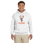 Hunting Camo Hoodie - White - 3XL (Personalized)