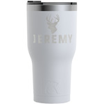 Hunting Camo RTIC Tumbler - White - Engraved Front (Personalized)