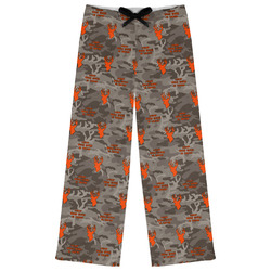 Hunting Camo Womens Pajama Pants - 2XL (Personalized)