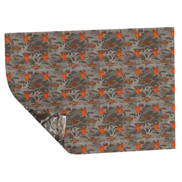 Custom Hunting Camo Wrapping Paper Sheets - Double-Sided - 20" x 28" (Personalized)