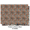 Hunting Camo Wrapping Paper Sheet - Double Sided - Front