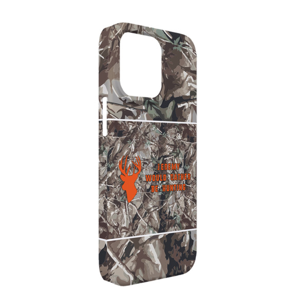 Custom Hunting Camo iPhone Case - Plastic - iPhone 13 (Personalized)