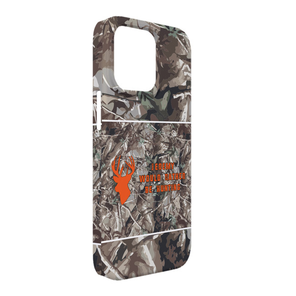 Custom Hunting Camo iPhone Case - Plastic - iPhone 13 Pro Max (Personalized)