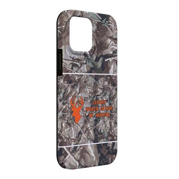 Custom Hunting Camo iPhone Case - Rubber Lined - iPhone 13 Pro Max (Personalized)