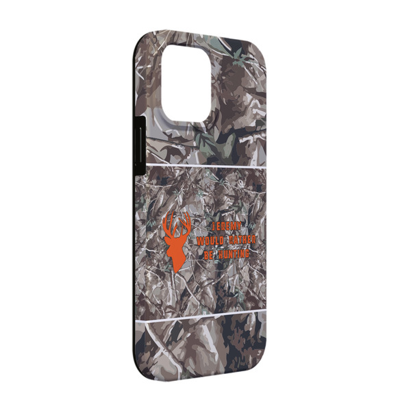 Custom Hunting Camo iPhone Case - Rubber Lined - iPhone 13 (Personalized)